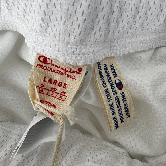 Men’s Champion Glen Rice 41 Basketball Shorts Navy Yellow Size Medium Rare Retro - Picture 9 of 11